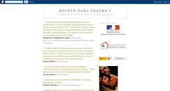 Desktop Screenshot of bocetoparateatro.blogspot.com