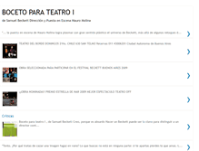 Tablet Screenshot of bocetoparateatro.blogspot.com