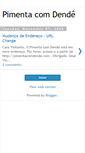 Mobile Screenshot of pimentacomdende.blogspot.com