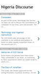 Mobile Screenshot of nigeria-discourse.blogspot.com