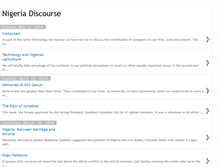 Tablet Screenshot of nigeria-discourse.blogspot.com