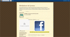 Desktop Screenshot of mediadoresdelectura.blogspot.com