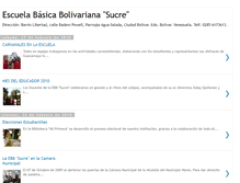 Tablet Screenshot of escuelasucre.blogspot.com