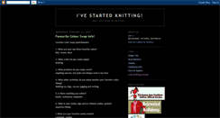 Desktop Screenshot of newtoknitting06.blogspot.com