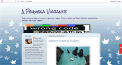 Desktop Screenshot of apequenaviajante.blogspot.com