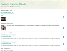 Tablet Screenshot of catholiccampuswatch.blogspot.com