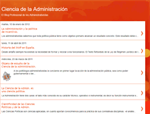 Tablet Screenshot of cienciadelaadministracion.blogspot.com