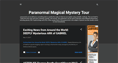 Desktop Screenshot of paranormalmagicalmysterytour.blogspot.com