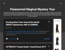 Tablet Screenshot of paranormalmagicalmysterytour.blogspot.com