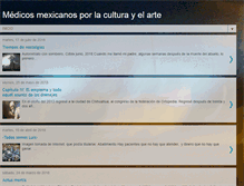 Tablet Screenshot of medicosmexicanosporlacultura.blogspot.com