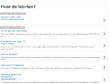 Tablet Screenshot of findediewahrheit.blogspot.com