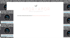 Desktop Screenshot of amoramorphotography.blogspot.com