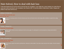 Tablet Screenshot of hair-solved.blogspot.com