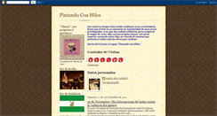 Desktop Screenshot of pintandoconhilos.blogspot.com