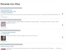 Tablet Screenshot of pintandoconhilos.blogspot.com