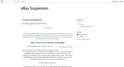 Desktop Screenshot of ebaysuspension1.blogspot.com