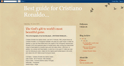 Desktop Screenshot of cr7soccer.blogspot.com
