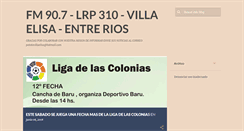 Desktop Screenshot of noticiasdevillaelisa.blogspot.com