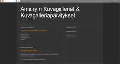 Desktop Screenshot of amarysivut.blogspot.com