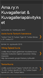 Mobile Screenshot of amarysivut.blogspot.com