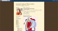 Desktop Screenshot of inuyasha-anime-photogallery.blogspot.com