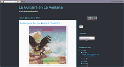 Desktop Screenshot of laguitarraenlaventana.blogspot.com