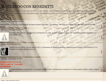 Tablet Screenshot of mateandoconbenedetti.blogspot.com