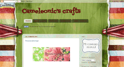 Desktop Screenshot of cameleonic.blogspot.com