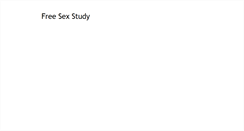 Desktop Screenshot of freesexstudy.blogspot.com