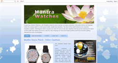 Desktop Screenshot of mantrawatches.blogspot.com