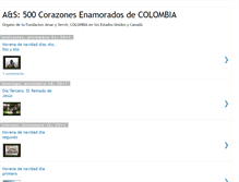 Tablet Screenshot of 500corazones.blogspot.com