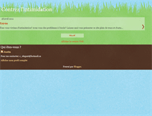 Tablet Screenshot of contrezlintimidation.blogspot.com