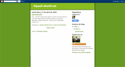 Desktop Screenshot of espacoabertonet.blogspot.com