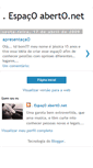 Mobile Screenshot of espacoabertonet.blogspot.com