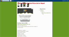 Desktop Screenshot of nokia-phones-market-price-nepal.blogspot.com