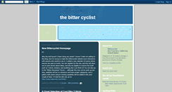 Desktop Screenshot of bittercyclist.blogspot.com