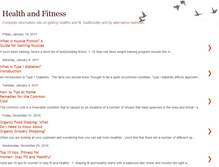 Tablet Screenshot of complete-health-and-fitness.blogspot.com