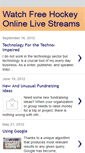 Mobile Screenshot of livehockeystreaming.blogspot.com