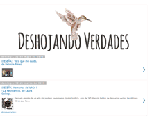 Tablet Screenshot of deshojandoverdades.blogspot.com
