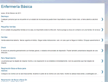 Tablet Screenshot of enfermeria-basica-lidieth.blogspot.com