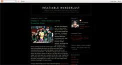 Desktop Screenshot of insatiablewanderlust.blogspot.com