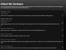 Tablet Screenshot of gilbertminnesota.blogspot.com