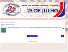 Tablet Screenshot of esc25dejulho.blogspot.com