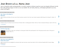 Tablet Screenshot of mamajeanbrown.blogspot.com