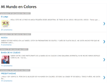 Tablet Screenshot of mimundoencolores.blogspot.com