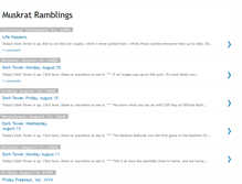 Tablet Screenshot of muskrat-john.blogspot.com