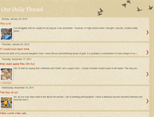 Tablet Screenshot of ourdailythread.blogspot.com