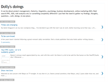 Tablet Screenshot of dangerousdolly.blogspot.com