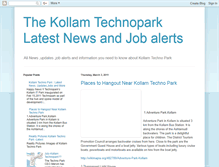 Tablet Screenshot of kollamtechnoparklive.blogspot.com