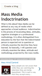 Mobile Screenshot of massmediaindoctrination.blogspot.com